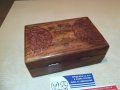 КРАСИВА ДЪРВЕНА КУТИЯ С ЧЕРЕН КАМЪК-16Х10Х6СМ, снимка 15