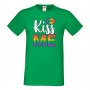  Мъжка тениска Kiss Me multicolor Прайд,Празник.Повод,Изненада, снимка 5