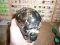 Голям череп от родонит 1407гр., снимка 6