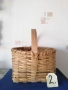 Стари ръчно плетени кошници от различни майстори в  различни  години, снимка 6
