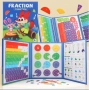 Магнитна детска книга за изучаване на дроби, снимка 1