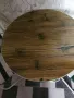 Кръгла маса с два стола- сет, снимка 2