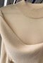 Блуза екрю полуполо 100% гладък меринос