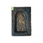 Икона с рамка на Света Дева Мария с Младенеца - кафява - керамична - НОВА!!!