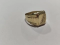 Златен мъжки пръстен 14к, снимка 2