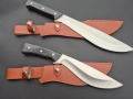Уникален масивен ловен нож,фултанг с кожена кания,два модела, снимка 2