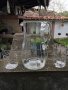 Ретро, стъклени чаши, бутилки за ракия,, снимка 4