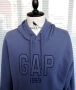 GAP мъжки лилав суитшърт с качулка размер L/XL Oversized , снимка 2