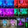 Led декорация -водопотопяеми пейзажни RGB цветни лампички, снимка 4