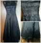 Прелестна черна дълга официална рокля ПРОМОЦИЯ👗🍀S р-р👗🍀 арт.345, снимка 3