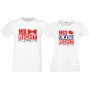 Комплект тениски за влюбени Mr Right Mrs Always Right, снимка 1 - Тениски - 33011830