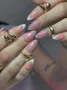 👑 💗Комплект Разкошни Press-on Изкуствени Нокти 24 броя 💋 КОД : nail1432💗 👑 💋 ➡️ 😱Уникалниииии, снимка 1