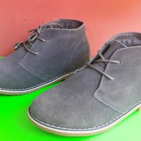 Английски детски обувки естествен набук тип КЛАРК-2 цвята, снимка 5 - Детски обувки - 28456230