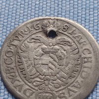 Сребърна монета 6 кройцера 1681г. Леополд първи Виена Свещена Римска Империя 13671, снимка 6 - Нумизматика и бонистика - 42968013