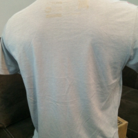 Мъжка тениска RVCA Slogan Light Grey размер М, снимка 6 - Тениски - 25975394