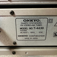 Сет Onkyo, снимка 5 - Ресийвъри, усилватели, смесителни пултове - 44912324