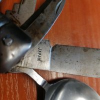 Стар комбиниран сгъваем нож JAPAN , снимка 3 - Колекции - 34945076