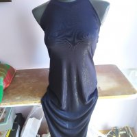 Тъмносиня рокля, снимка 1 - Рокли - 32811057
