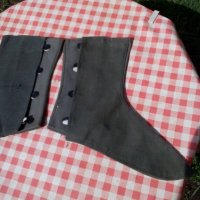 Стари брезентови калцуни,чорапи #2, снимка 3 - Антикварни и старинни предмети - 28730412