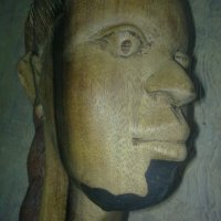 Дървена статуетка, снимка 7 - Антикварни и старинни предмети - 35032074