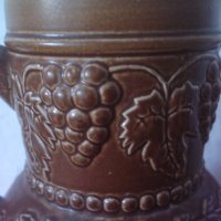 Красива керамична кана за вино, снимка 5 - Антикварни и старинни предмети - 32934522