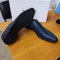 НАМАЛЕНИЕ-Мъжки обувки естествена кожа м. 116 т. сини , снимка 4 - Официални обувки - 38272119