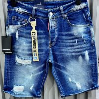 Мъжки къси дънки висок клас Dsquared , снимка 6 - Дънки - 37158385