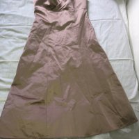 Дамска бежова официална рокля, снимка 1 - Рокли - 28740832