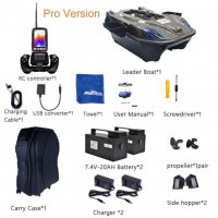 ЛОДКА ЗА ЗАХРАНКА BOATMAN LEADER PRO SONAR GPS, снимка 5 - Екипировка - 34720427