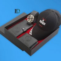 Колан шапка и 2 портфейла уникален комплект Fendi, снимка 1 - Портфейли, портмонета - 33580925