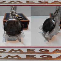 Рядък джобен часовник ОМЕГА сребро ниело OMEGA, снимка 1 - Джобни - 32497082