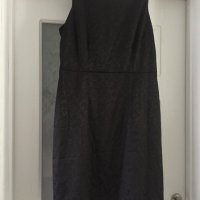 Елегантна черна рокля , снимка 1 - Рокли - 32433278