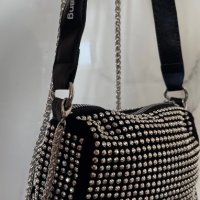 Луксозна страхотна бляскава чанта с камъни, снимка 1 - Чанти - 38690295