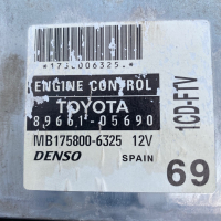 Компютър двигател за Тойота Авенсис Т25.89661-05690.MB157800-6325.2.0 D-4D.116кс, снимка 2 - Части - 36424656