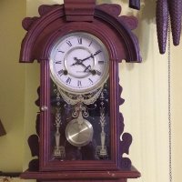 31 дневен с дърворезба стенен часовник Конкордия, снимка 1 - Стенни часовници - 33619692