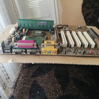 Дънна платка Acorp 6VIA90A1 Socket 370 CPU+FAN+RAM, снимка 1 - Дънни платки - 43603680