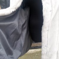 Елегантно дамско палто от еко кожа, снимка 9 - Палта, манта - 27557636