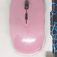 Безжична оптична мишка Weibo 3200 dPi - розова, снимка 1 - Клавиатури и мишки - 40002846