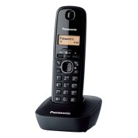 Безжичен телефон Panasonic KX-TG1611 черен | ПРОМОЦИЯ, снимка 1 - Стационарни телефони и факсове - 43690212