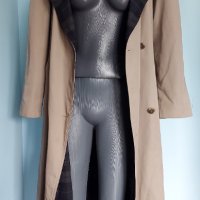 Двуредно Винтидж дънково палто с вълнен хастар "Herluf design", снимка 4 - Палта, манта - 15851258