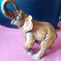 Стар голям гипсов слон, снимка 6 - Антикварни и старинни предмети - 28164269