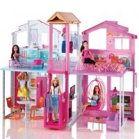 Голямата къща на Барби Mattel Barbie Malibu Къща за кукли, снимка 1 - Кукли - 39325597