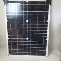 Соларен Панел за Каравана, Зареждане на Акумулатор 30W Solar Module Panel 18V, снимка 1 - Друга електроника - 39916377