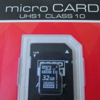 ПРОМОЦИЯ Карта памет 32 GB INTENSO,MAXELL micro SD + SD адаптер,Class 10/ ЛОТ 2БР. = 40 лв., снимка 12 - Карти памет - 32401820