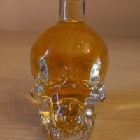 Стъклена бутилка череп, снимка 1 - Декорация за дома - 33432239