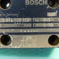 Хидравличен клапан BOSCH 08 11 1 50 109, снимка 6 - Резервни части за машини - 32779752