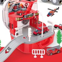 Пожарникарски комплект играчка - 72 части, снимка 3 - Други - 43239728