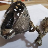 Стара автентична детска царска сабя, нож, острие, кортик, шпага, рапира, снимка 9 - Антикварни и старинни предмети - 33256573