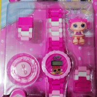 Детски електронен розов часовник "lol suprise", снимка 2 - Електрически играчки - 38833742