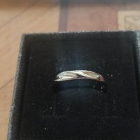 Изящен сребърен пръстен , снимка 3 - Пръстени - 39679134
